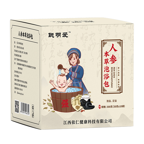 聰明愛(ài)本草泡浴包-人參(強(qiáng))
