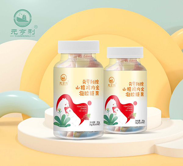 元亨利牌山楂雞內(nèi)金凝膠糖果
