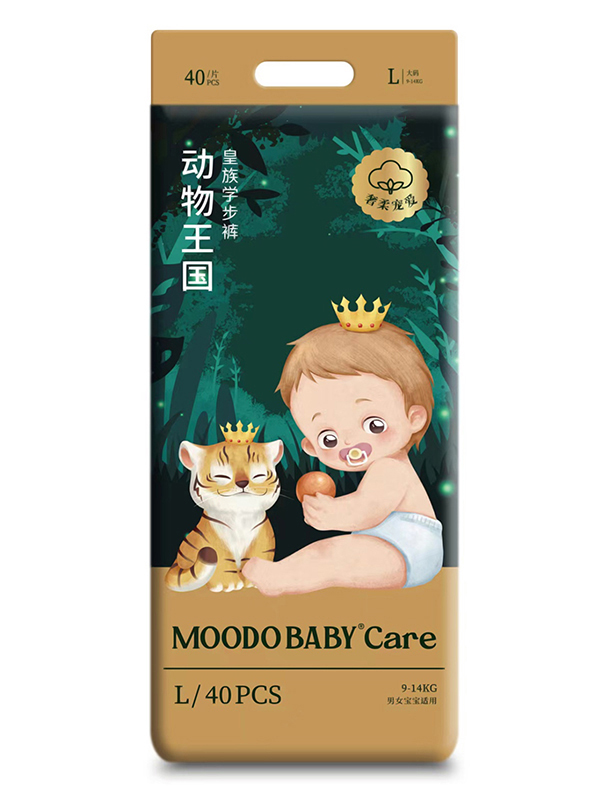 MOODO BABY®Care動(dòng)物王國系列皇族學(xué)步褲L40