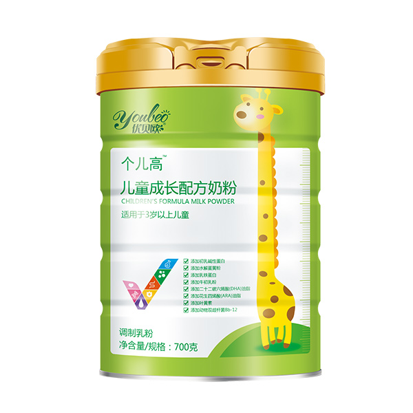優(yōu)貝歐個(gè)兒高™兒童成長(zhǎng)配方奶粉