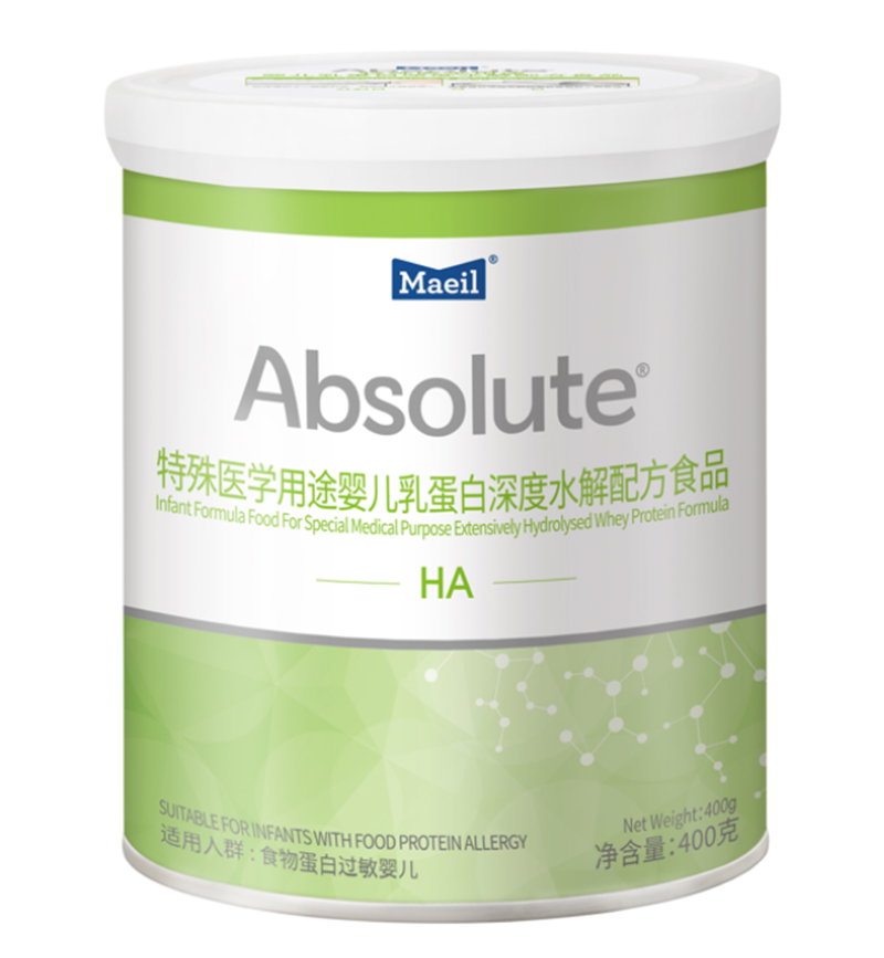 每日特殊醫(yī)學(xué)用途嬰兒乳蛋白深度水解配方食品