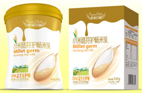 金諾貝嬰小米胚芽護(hù)暢米乳