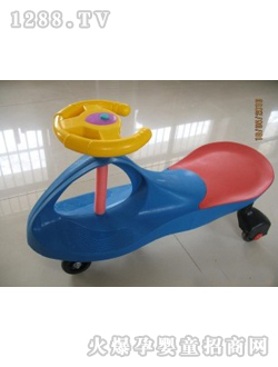 尼爾樂(lè)藍(lán)紅兒童扭扭車(chē)