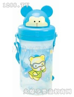 心意藍(lán)色米奇學(xué)生水壺