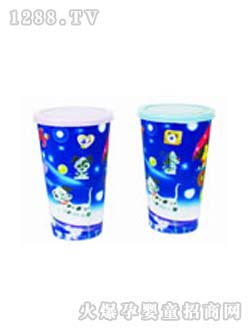 功杰深藍(lán)色兒童水杯