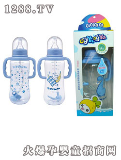 咿咿呀呀標準有柄圓弧自動奶瓶300ml