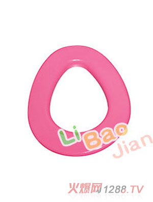 麗寶健粉紅嬰兒座便圈