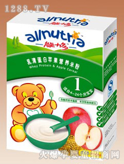 金祥乳清蛋白蘋果營養(yǎng)米粉 