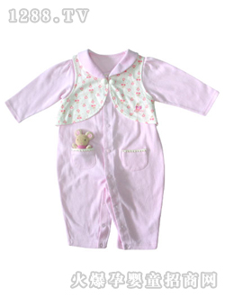 甜心小伙伴前開(kāi)雙用袍