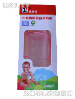 日康PP有柄圓弧奶瓶