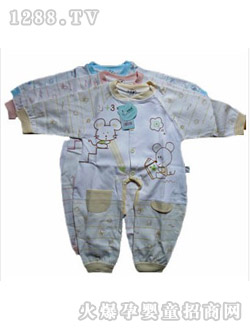 比比樂(lè)袖連體衣