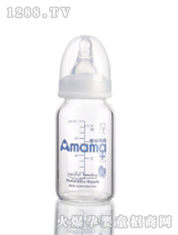 標(biāo)準(zhǔn)口徑晶鉆玻璃奶瓶125ml