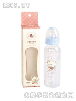 愛(ài)佳寶PP圓型大奶瓶