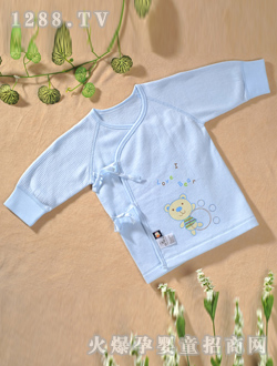 迪迪牌歡樂熊藍色嬰兒上衣