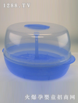 愛得利微波蒸汽消毒器藍色