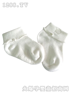 如意寶貝甜心小伙伴翻摺襪