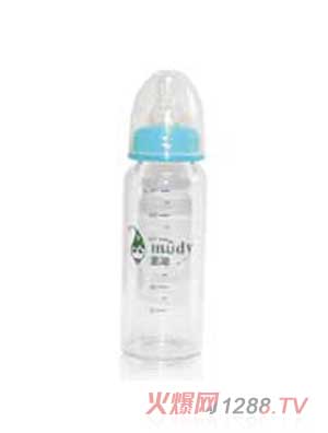 麥地標(biāo)準(zhǔn)口徑玻璃奶瓶180ml