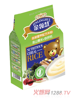 金領慧淮山薏米+鐵鋅鈣米粉