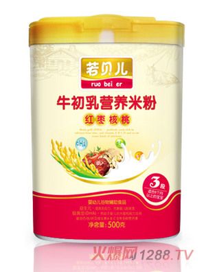 若貝兒紅棗核桃營養(yǎng)米粉