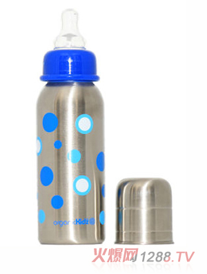 歐可滋不銹鋼標(biāo)口奶瓶7oz