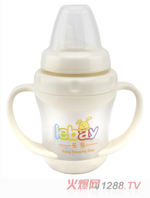 樂蓓嬰幼兒學飲杯6917白色