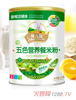 博兒聰清潤(rùn)系列五色營(yíng)養(yǎng)餐米粉