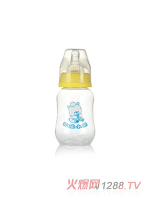 哈尼小熊標(biāo)口弧形PP奶瓶150ml