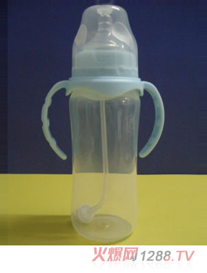 嬰兒標口天藍色PP奶瓶