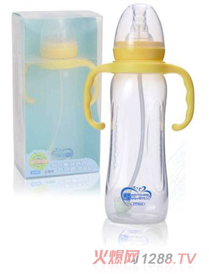 嬰侍衛(wèi)方形標(biāo)準口徑PP奶瓶組合300ml