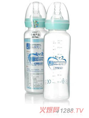 嬰侍衛(wèi)標(biāo)準口徑圓身PP奶瓶240ml