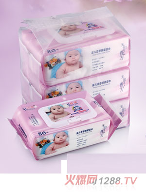 幼柔無淚配方嬰兒護(hù)臀濕巾