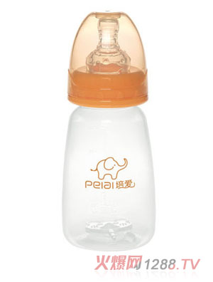 培愛(ài)標(biāo)準(zhǔn)口徑PP方形小奶瓶150ml