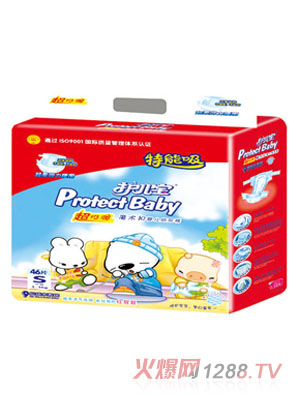 護(hù)兒寶超級(jí)薄嬰兒紙尿褲S碼46片