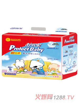護(hù)兒寶特薄嬰兒紙尿褲S碼30片