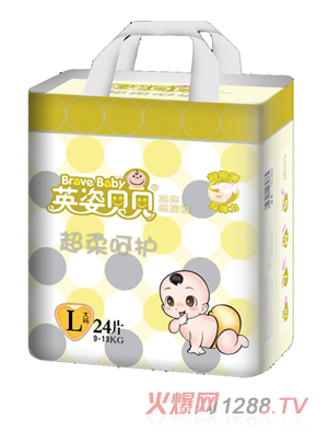 英姿貝貝超柔呵護紙尿褲L
