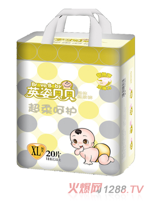 英姿貝貝超柔呵護紙尿褲XL