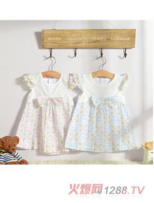 嬰得寶掌上明珠平紋布連衣裙8910