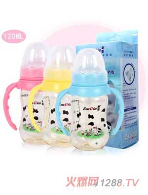 皇嬰標(biāo)口PPSU自動(dòng)奶瓶120ML