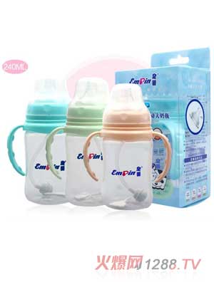 皇嬰寬口PP自動(dòng)奶瓶240ML