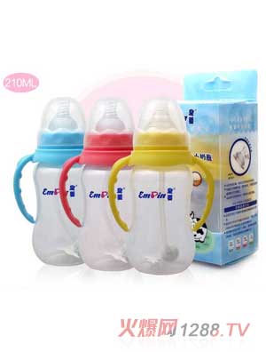 皇嬰標(biāo)口PP自動(dòng)奶瓶210ML