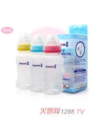 皇嬰標(biāo)口PP奶瓶180ML