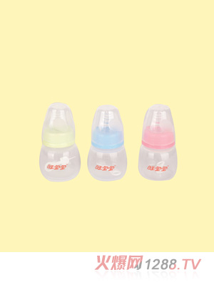 旺寶寶標口徑弧形PP奶瓶三個
