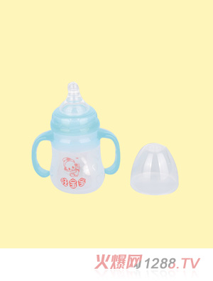 旺寶寶標口徑弧形PP奶瓶