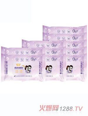 weya我們呀嬰幼兒手口專(zhuān)用濕巾小包無(wú)紡布20抽