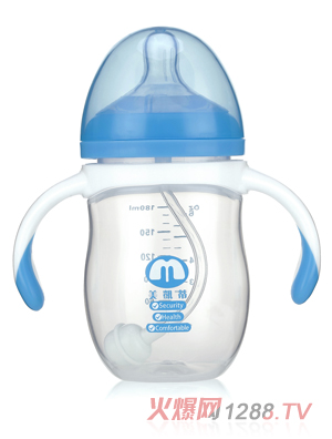 美凱蒂PP奶瓶180ML藍(lán)色