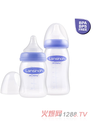 自然波浪系列PP塑料奶瓶