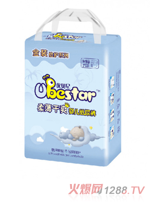 優(yōu)貝星金裝防護(hù)系列紙尿褲L碼