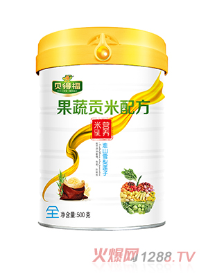 貝得福果蔬貢米營養(yǎng)米乳淮山雪梨蓮子配方