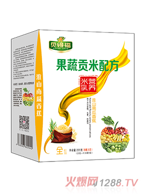 貝得福果蔬貢米營養(yǎng)米乳淮山南瓜香蕉配方盒裝