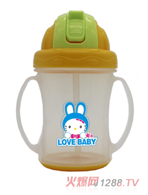 愛佰蓓嬰兒學飲杯-綠色